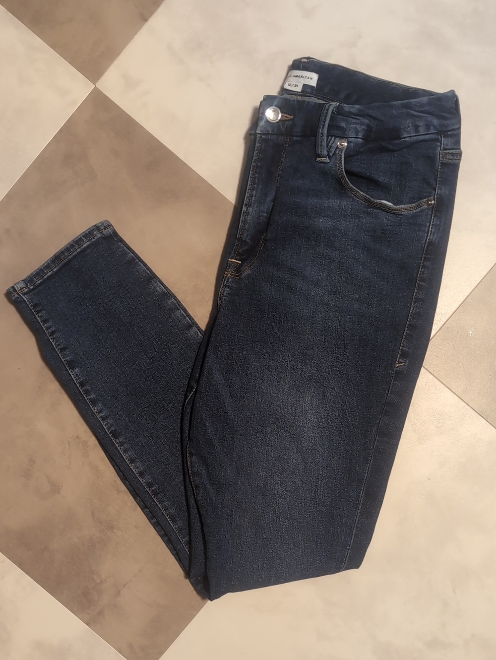 Good American Skinny High Waist Stretch Jeans 12